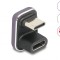 Adaptor USB type C 8K60Hz/40Gbps/240W U shaped/unghi 180 grade, Delock 60737