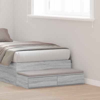 vidaXL Sertare pentru pat sonoma gri 80 x 36.5 x 16.5 cm Lemn compozit 866928 foto
