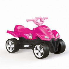 ATV cu pedale roz Unicorn, scaun spatios si confortabil, include claxon, 57 x 85.5 x 48 cm foto