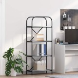 VidaXL Raft pentru cărți sonoma gri 60 x 30 x 146 cm Lemn compozit