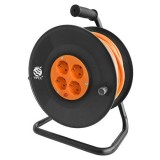 Tambur Prelungitor Electric 40m, 3x2.5mm&sup2;, Protectie Supratensiune, Impamantare, Interior/Exterior