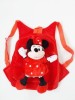 Ghiozdan Plus Minnie Mouse Muzical, Detasabil, 30 cm, Rosu/Fucsia, Bretele Ajustabile, TOY World Int.