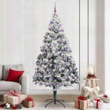 vidaXL Brad de Crăciun artificial cu 300 LED Verde 240 x 150 cm 3396986