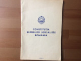 Constitutia Republicii Socialiste Romania RSR 1986 tiparul casa scanteii R.S.R.