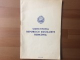 Constitutia Republicii Socialiste Romania RSR 1986 R.S.R. tiparul casa scanteii, Alta editura