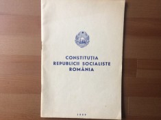 Constitutia Republicii Socialiste Romania RSR 1986 R.S.R. tiparul casa scanteii