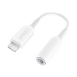 Adaptor audio lightning la jack 3.5mm, anker, white