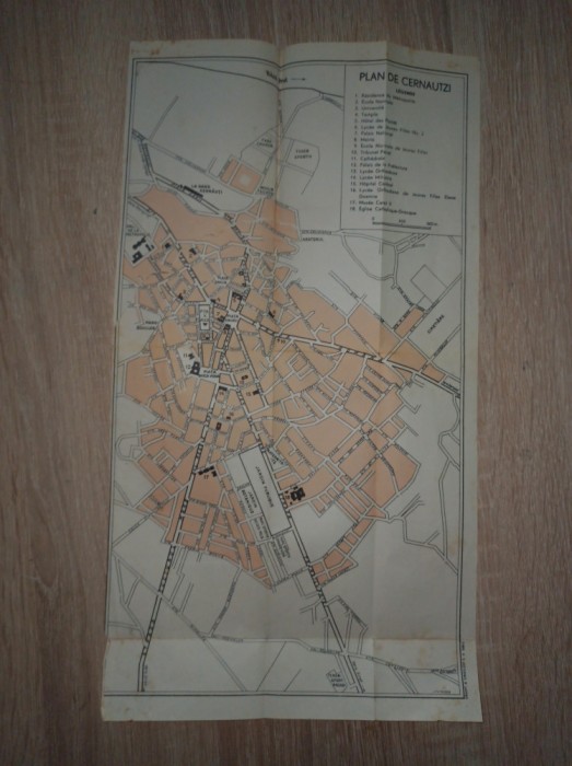 HARTA / PLAN CERNAUTI, 1940