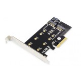 Placa de expansiune DIGITUS IO, M.2 NGFF NVMe SSD PCIe 3.0 - RESIGILAT