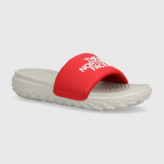 The North Face papuci NEVER STOP CUSH SLIDE barbati, culoarea rosu, NF0A8A90M2C1