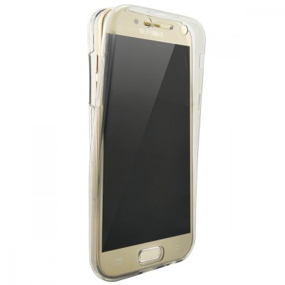 Husa Full TPU 360&amp;deg; (fata + spate) pentru Samsung Galaxy A5 (2017), Transparent foto