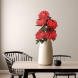 Planta artificiala decorativa - Crizantema rosie - 12 x 58 cm Best CarHome
