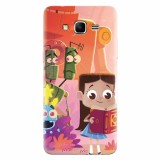 Husa silicon pentru Samsung Grand Prime, Children Kids Robots Illustration Colorful K