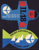 HST A187 Lot 2 etichete reclamă Polish Airlines LOT Polonia comunistă