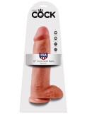 Dildo cu testicule King Cock 30cm