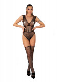 Catsuit Desdemona, LivCo, negru, S/L