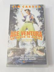 Caseta video VHS originala film tradus Ro - Ace Ventura un Nebun in Africa foto