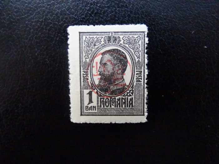 Romania LP 71 I a , Ferdinand supratipar PTT , Supratipar rasturnat , MNH/**