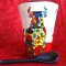 CANA CEAI CAFEA CU LINGURITA CERAMICA OLE MOSAIC SPANIA DECOR TIP MOZAIC 11.5 CM