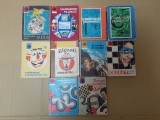 10 vol. din colectia &quot;Caleidoscop&quot; (Filatelie, Amuzamente si Recreatii Stiintifice, Pe carari de munte, Pionieresc, Umoristic, Jocuri Distractive)