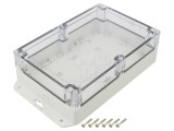 Carcasă Universală 140x210x60mm Gri Deschis ABS-PC