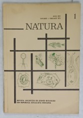 NATURA , REVISTA SOCIETATII DE STIINTE BIOLOGICE DIN R.S.R. , NR. 1 , 1973 foto