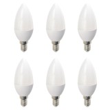 Set 6 Becuri LED Drimus E14 6W lumina rece DL-6062
