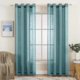 Set 2 Draperii, 140 x145 cm, Albastru - CN