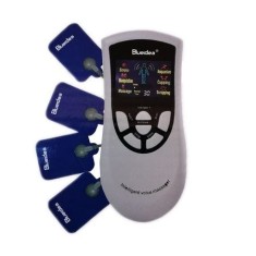 Aparat de de masaj electrostimulare musculara cu 4 electrozi,Blueidea Deluxe