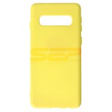 Husa Silicon Galben Samsung Galaxy S10 - Calitate Superioara