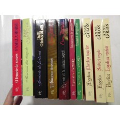 (10 ROMANE): 3 romane de ANNE GOLON + 2 romane de BARBARA CARTLAND + 2 romane ELOISA JAMES + 2 romane DIANE CHAMBERLAIN + 1 roman PAMELA M