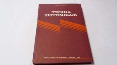 TEORIA SISTEMELOR *DE ECUATII NELINIARE CONSTANTIN BELEA 25/0 foto