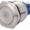 Intrerupator anti-vandalism, ON-ON, &Oslash;25mm, ONPOW - GQ25-11ZD/B/24V/S