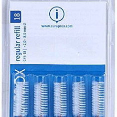 Periuță interdentară Regular Refill CPS 18 > 2.0 - 8.0 mm, 5 bucăți, Curaprox