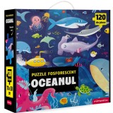 Puzzle fosforescent, Mimorello, Oceanul, 120, piese