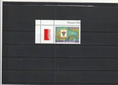 ROMANIA 2005 LP 1695 1 AN MUZEUL NAT FILATELIC CU TABS MNH NESTAMPILAT foto