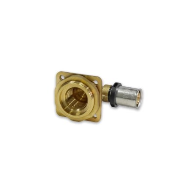 Racord Rezervor WC Presfitting 16 x 2 - 1/2&amp;quot;, Alamă, Certificat DVGW foto