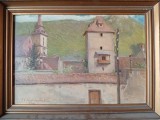 1938 Biserica Neagră din Brașov semnat st&acirc;nga jos