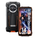 Cumpara ieftin Telefon mobil OSCAL PILOT 2 Portocaliu, Dual 4G VoLTE, 6.5 2.4K FHD+, 24GB RAM (8GB + 16GB extensibili), 256GB ROM, Android 14, MediaTek Helio G99, 88