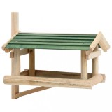 Hranitor de pasari, 35 x 29,5 x 21 cm, lemn masiv GartenMobel Dekor, vidaXL