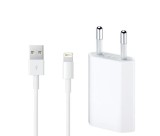 Incarcator retea USB pentru Apple iPhone 5/5s/6/6s/6+/6s+/7/7+/8/8+/X/Xs/Xs Max/XR cu cablu lightning, 2m, Alb, Oem