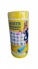 Lavete universale superabsorbante Hygiena, 50 buc pe rola, galben foto