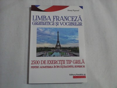 LIMBA FRANCEZA GRAMATICA SI VOCABULAR - IONUT PEPENEL foto