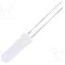 Dioda LED 5mm, alb cald, convex, 2.7...3.4V, OPTOSUPPLY - OSM5DK6EE2A