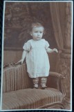 Fotografie tip Carte Postala, Bebe pe canapea, 1939