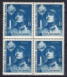 Romania 1951 - Lp 289 - ZIUA ARMATEI - bloc de 4 - MNH ***