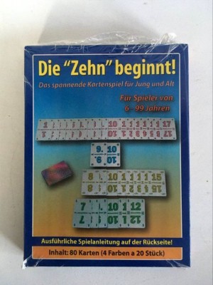 *Joc: Die &amp;quot;Zehn&amp;quot; beginnt!, instructiuni in limba germana, sigilat foto