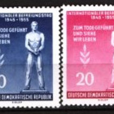 GERMANIA (DDR) 1955 – ELIBERARE FASCISM, SERIE NESTAMPILATA, F134