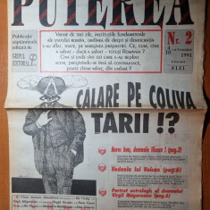 ziarul puterea 4-10 octombrie 1991-articole si foto a 2 a mineriada