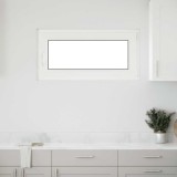 vidaXL Fereastră de subsol &bdquo;RISOR&rdquo; 100x50 cm oscilo-batantă DIN dreapta, albă
